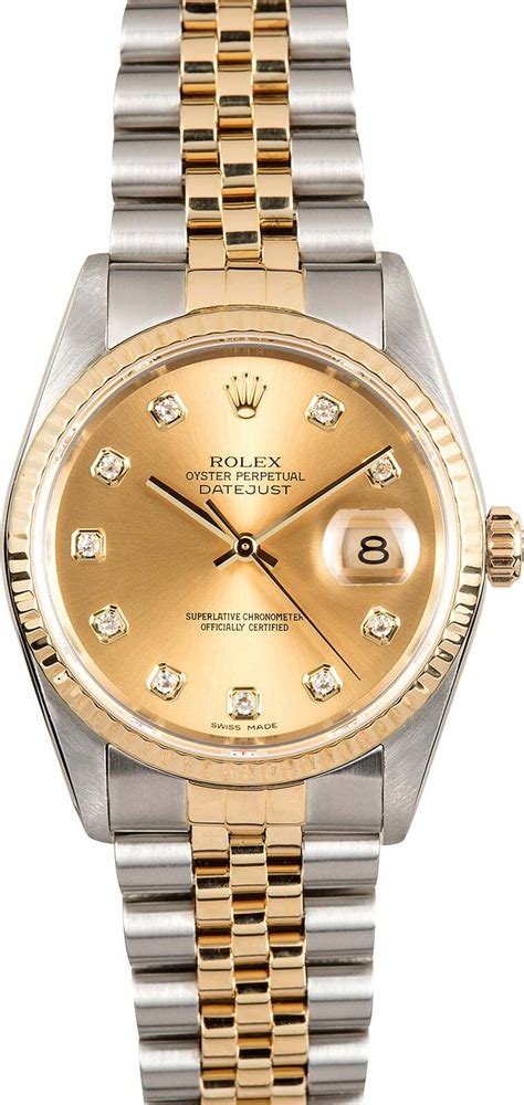 rolex datejust diamond dial 36mm.